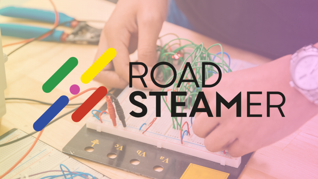 Road-STEAMer logo with background
